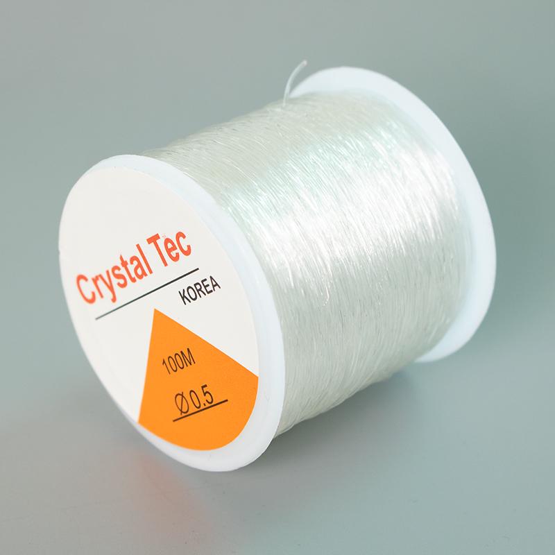 Durable Crystal Elastic Bracelet String with Rubber Band
