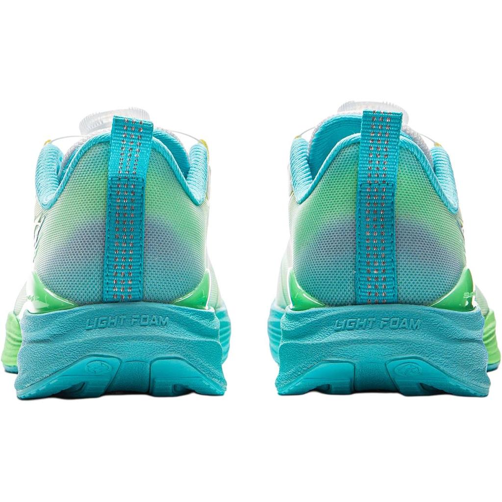 Li Ning Kids Running Shoes Fashionable Comfortable Non-Slip Durable Low-Top Kids Sneakers Standard-White Yellow-Fluorescent-Green YKFV076-3