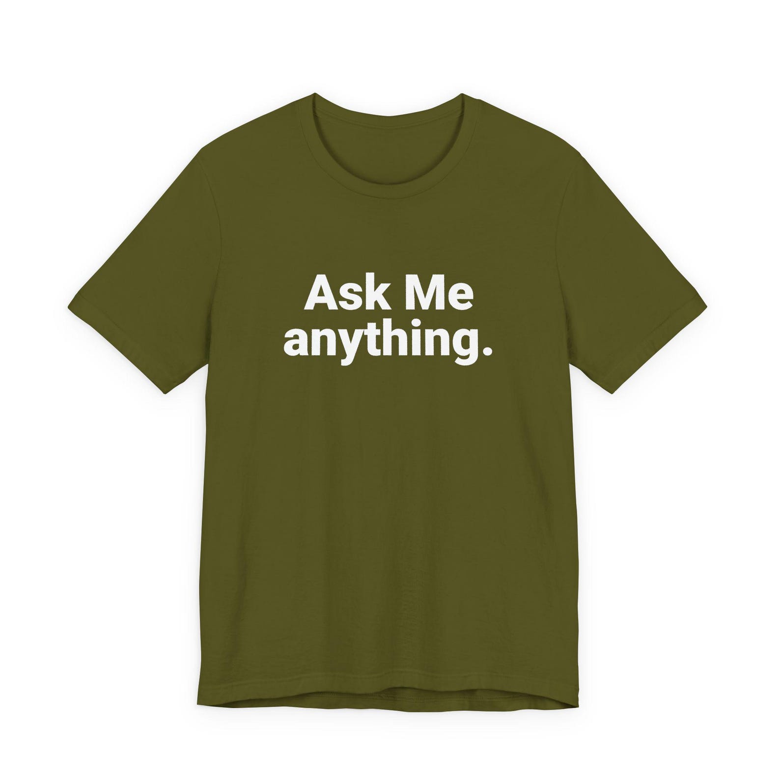 Ask Me Anything T-Shirt, AMA, Q&A, Podcasts, Youtube, Funny Retro Inspired Tee 2XL