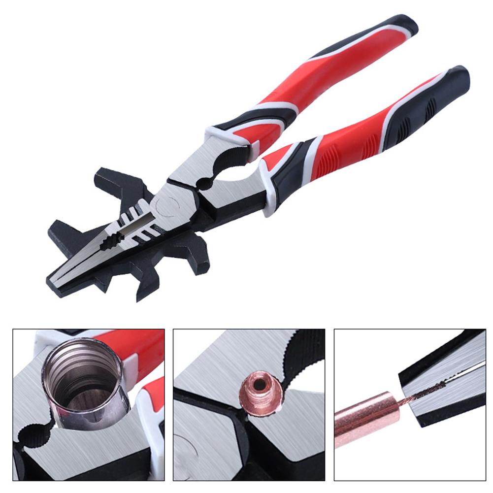 Anti-Slip Grip Multi-Function Pliers TPR Anti-Slip Handle User-Friendly Design Versatile Tool High Carbon Steel