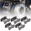   Chain Master Link, 5-Pack Quick Release Repair Kit for 530 Chains   Cast Iron Connectors for Motorcycle & Bike  