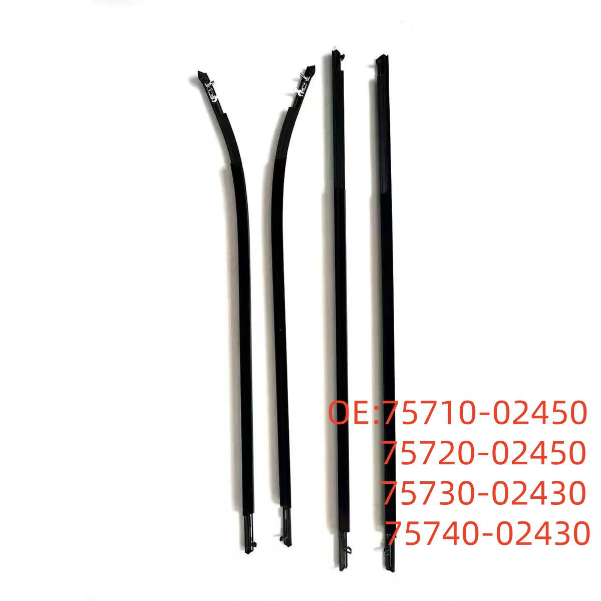 Совместимые уплотнительные полосы для моделей Honda 2014-2018 гг. с внешней отделкой 75710-02450, 75720-02450, 75730-02430, 75740-02430