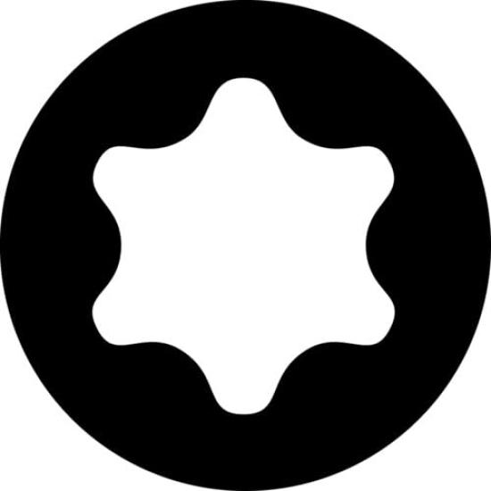 PB SWISS TOOLS Stepped Hexalobe Bit E6-400-15