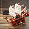 2000+PCS MOC Pirate Ship Series Assembly Building Blocks Model With Lighting Assembly Children's Toys Gift Home Ornaments