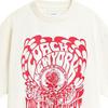 Coach SS24 Letter Print Loose Fit Crew Neck T-Shirt Men T-Shirts White CT029-WHT