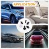 100pcs Auto Fastener Clip Kit Fender Rivet Clips Car Body Push Retainer Pin Rivet Bumper Door Trim Panel Retainer Car Clips