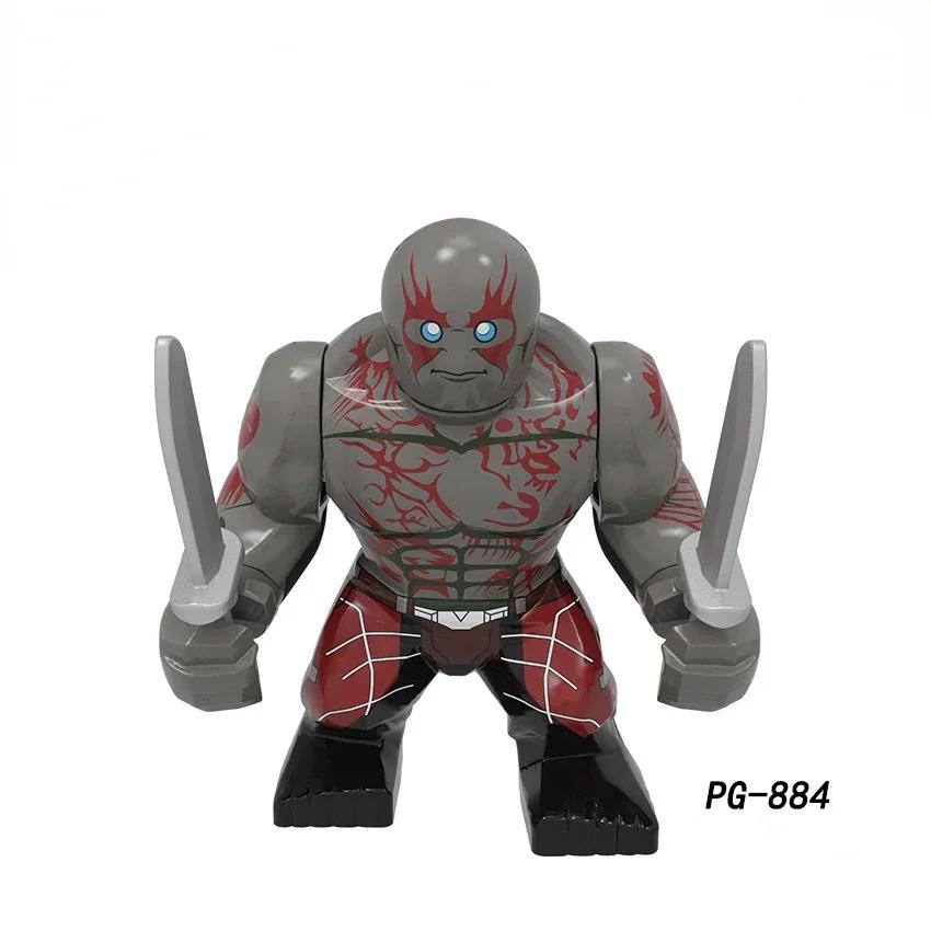Action Figure: Marvel Mini Block Figurine Superhero Series Iron Man Spider Man Combination Block Children's Puzzle Toy Gift