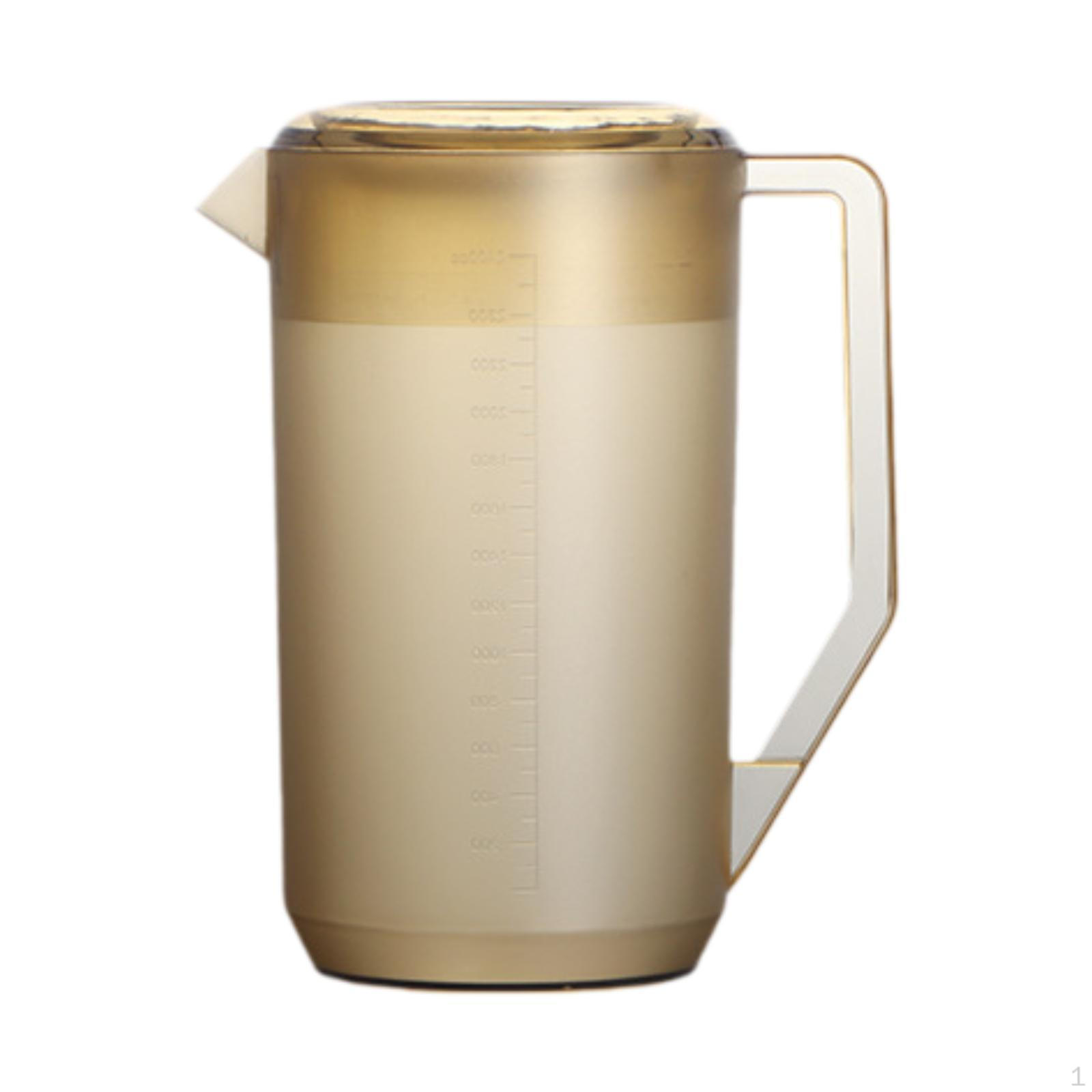 

Банка для напитков с мерной шкалой для холодных напитков и соков 2400ml Brown