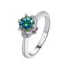 Bague Ringen Mosang Diamond Ring With Six Claws For Women With Eight Hearts And Eight Arrows Moissanite Classic