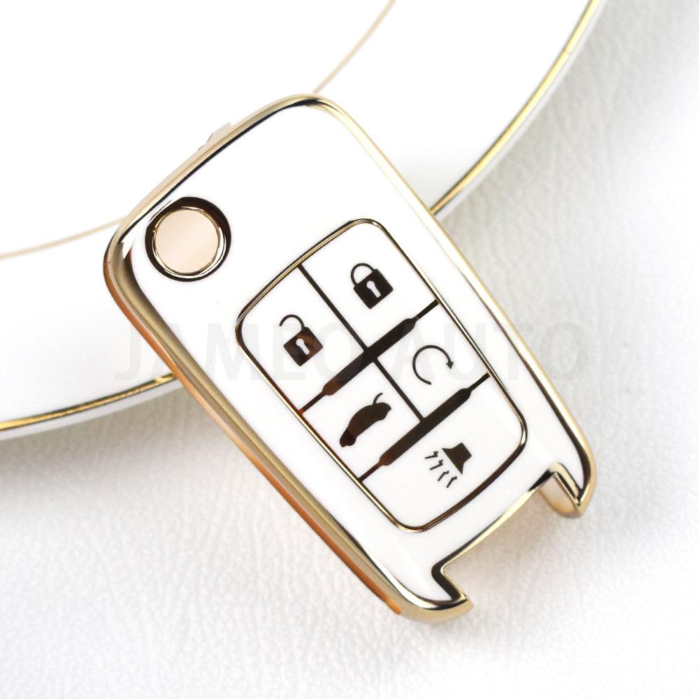 2/3/4/5 Buttons Car Flip Key Cover Case For Chevrolet Cruze Aveo For Buick Opel Corsa Antara Zafira Meriva Insignia Keychain