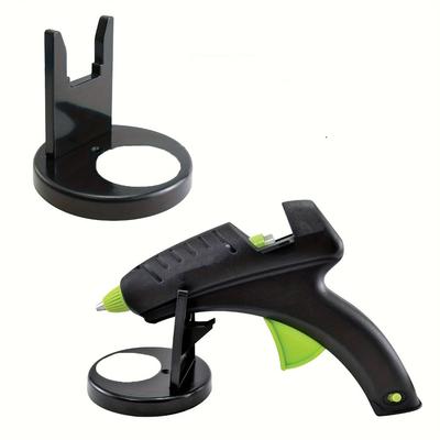 1PC Hot Melt Glue Gun Bracket, Plastic Hot Melt Glue Gun Base, Flower Hand Tool Storage Rack, Household DIY Repair Tool Accessories