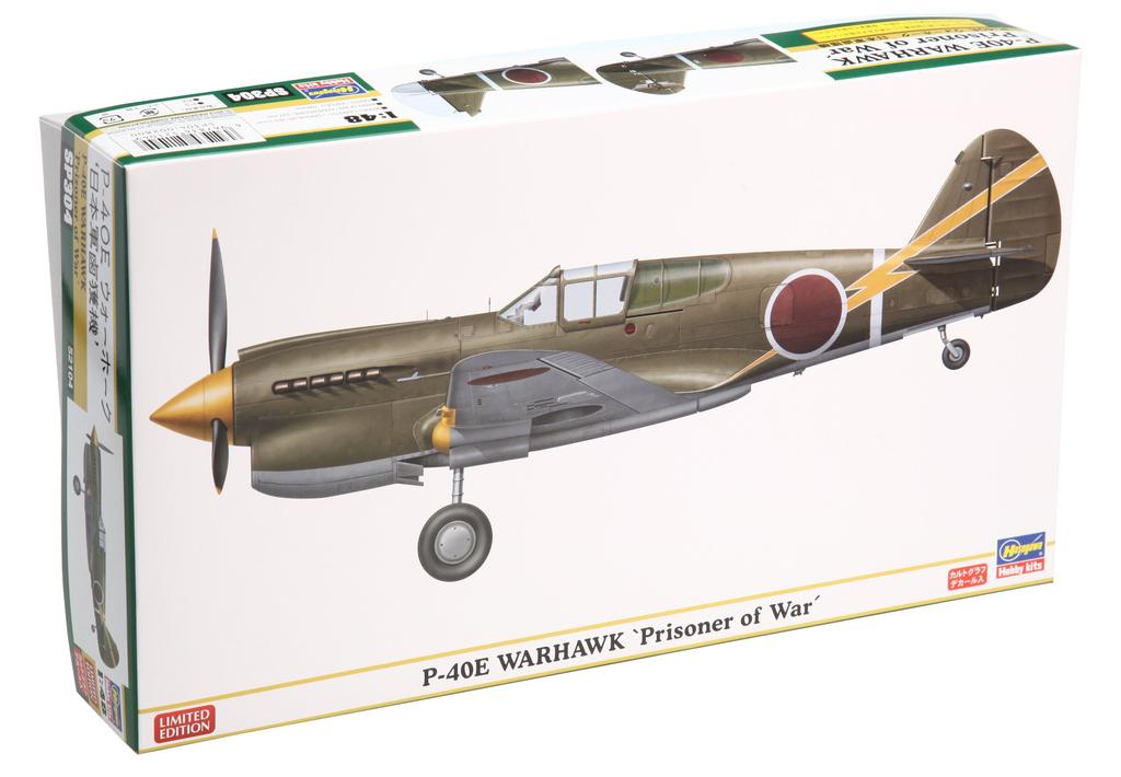 Hasegawa Warhawk Japanese Military Captured Aircraft 1/48 P-40E