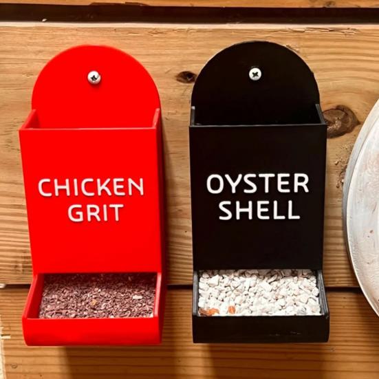 Chicken Grit Feeder Oyster Shell Feeder Hanging Chicken Grit Feeder Calcium Nutrient