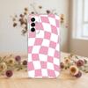 Solid color plaid Phone Case Transparent Silicone Soft For SamsungA10,12,20,21S,30,31,40,50,51,52,70,71