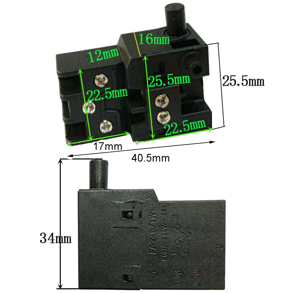 For LS1040 Power Tool Part Saw Replacement Switch as Picture Manual Measurement Deviation Note Power Tool Accessory