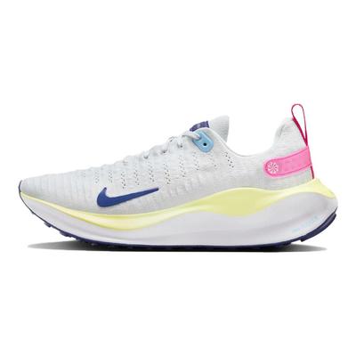 ReactX Infinity Run 4 Photon Dust Royal Pink Dames Sneakers Wit Saturnus-Goud Diep-Koninklijk-Blauw DR2670-009