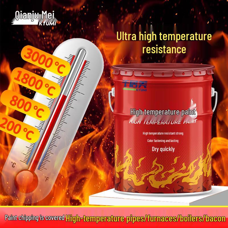 Qianjumei High-Temperature Metal Anti-Corrosion Paint 1kg