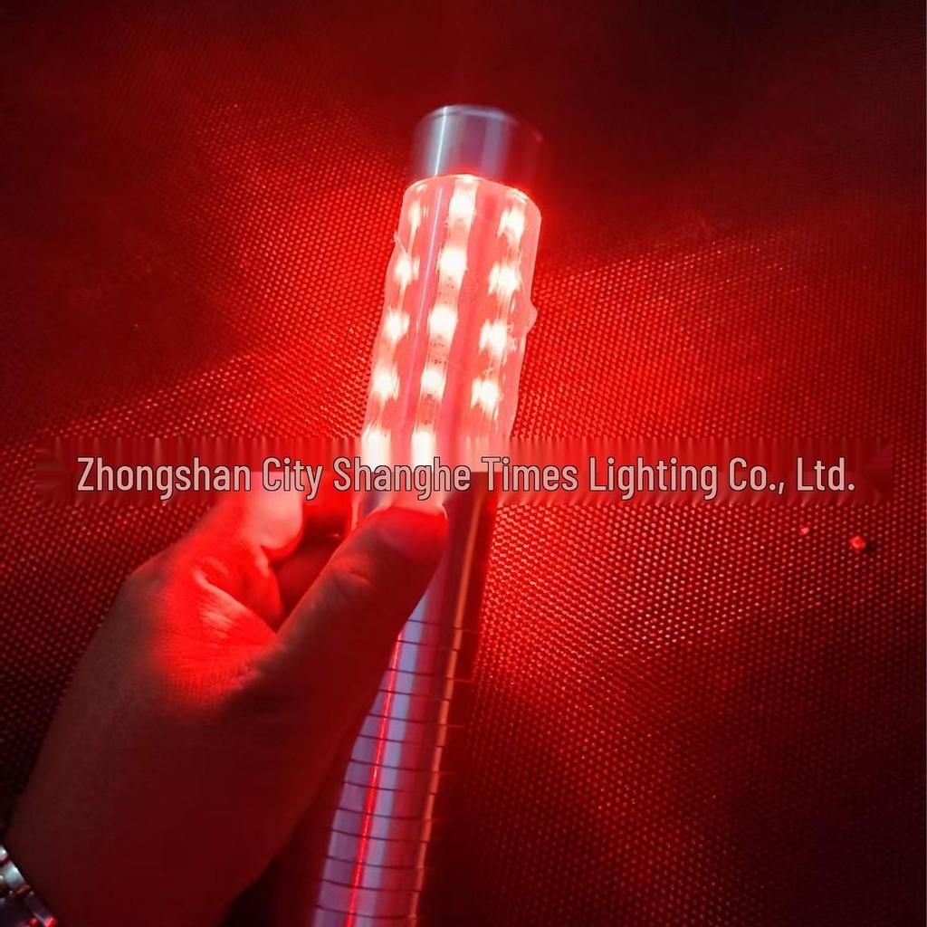 Rechargeable LED Strobe Stick for KTV & Parties - Handheld Flashing Light for Pouring Wine & Champagne Atmosphere.