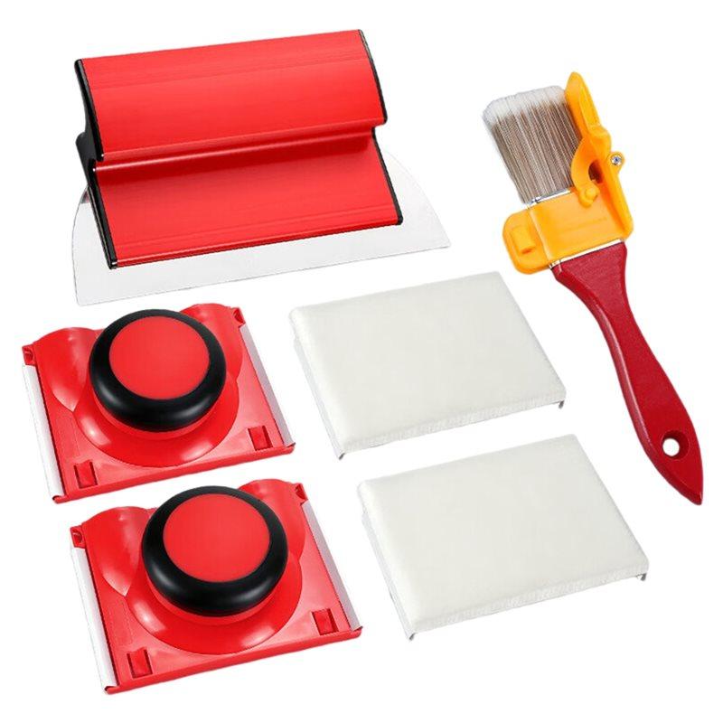 

ABJI-Painter s Sponge Brush Corner Edging Color Separation Paint Brush Paint Edger For Wall Painting