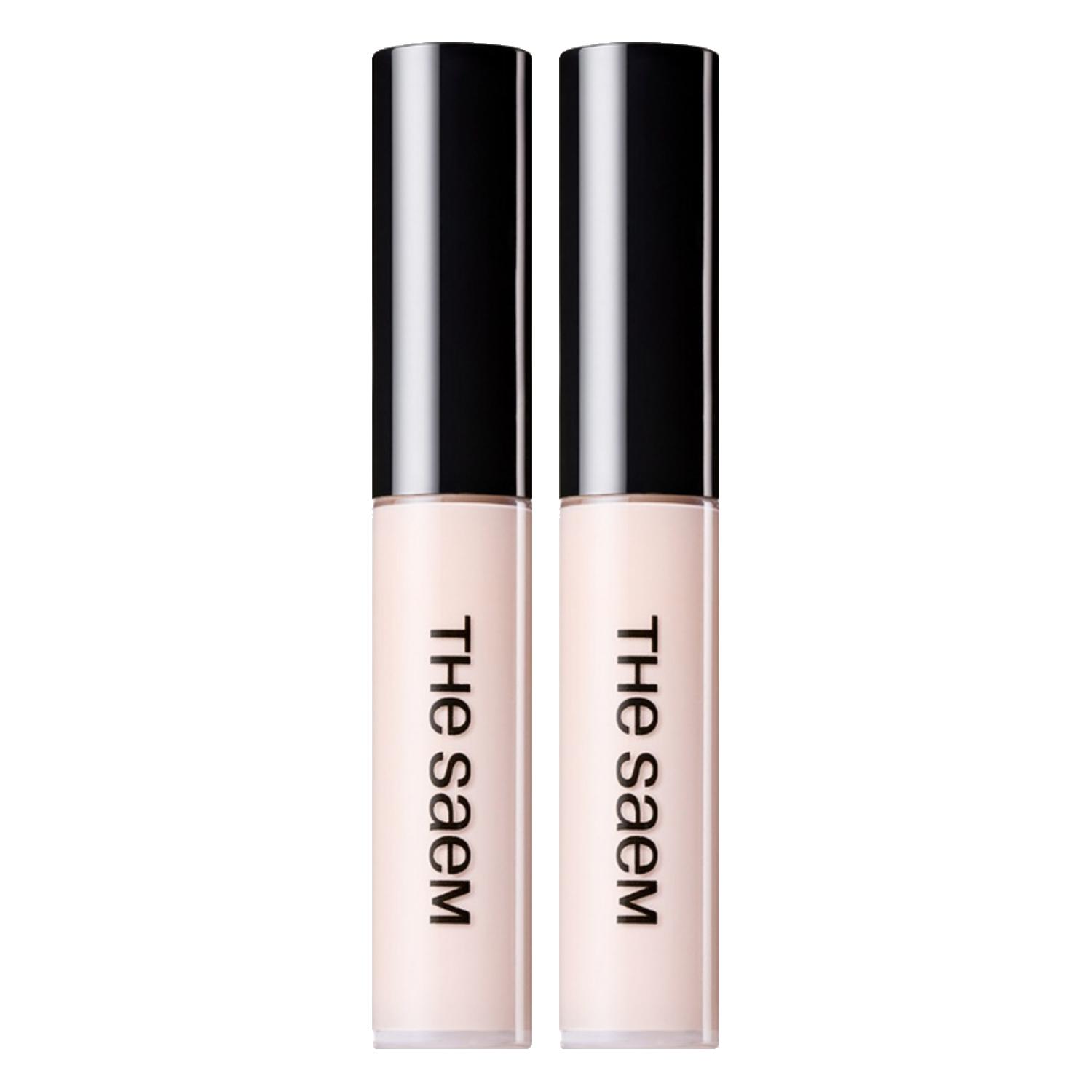 

The Saem Cover Perfection Tip Concealer (Set of 2) - Brightener Shade for Dark Circles & Highlighting, 6.5g x 2