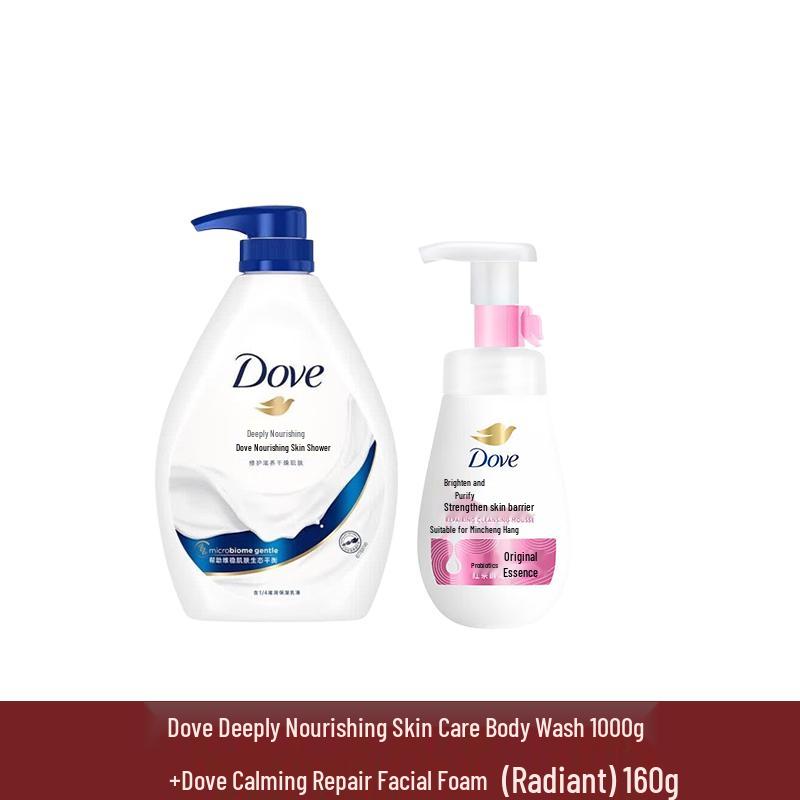 Dove Deep Nourishment Shower Milk & Cleansing Foam Set