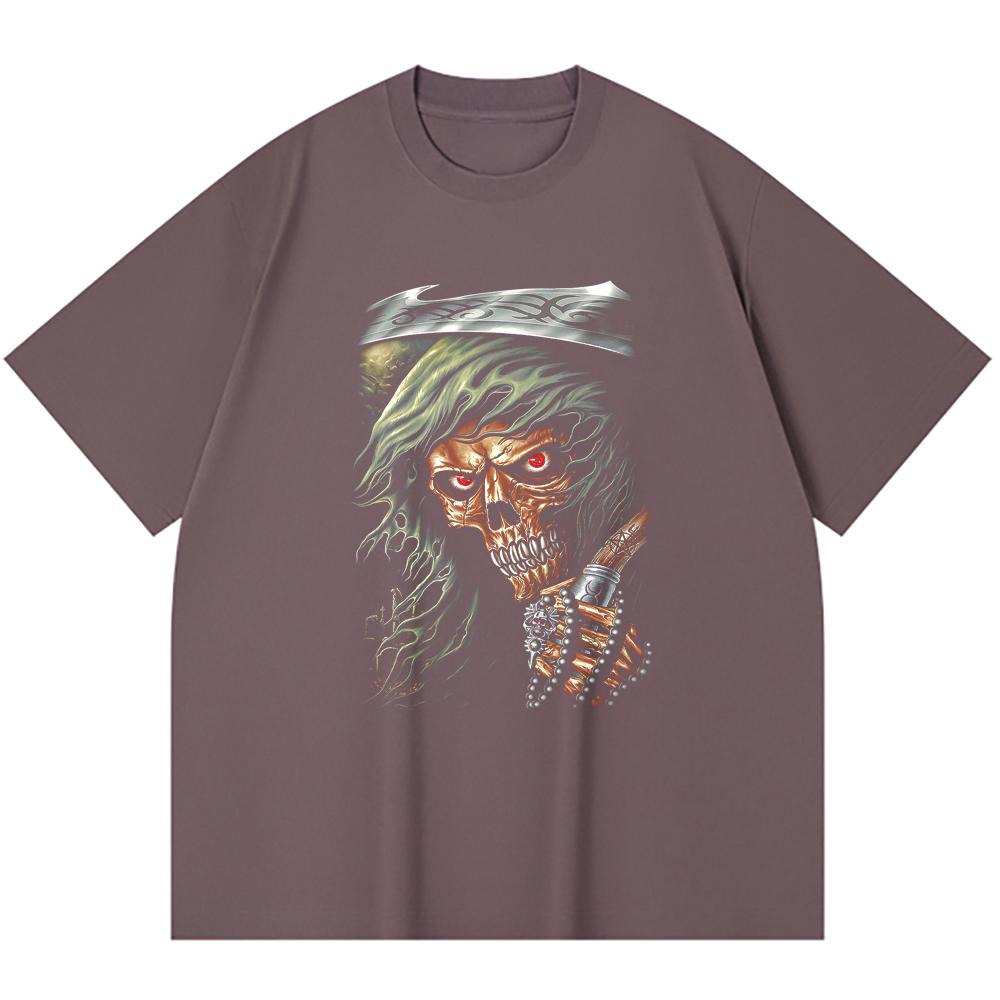 230 Gsm 100% Cotton Heavy Metal T-Shirt  Rock Band Popular Music Print Unisex Heavy Cotton T Shirt