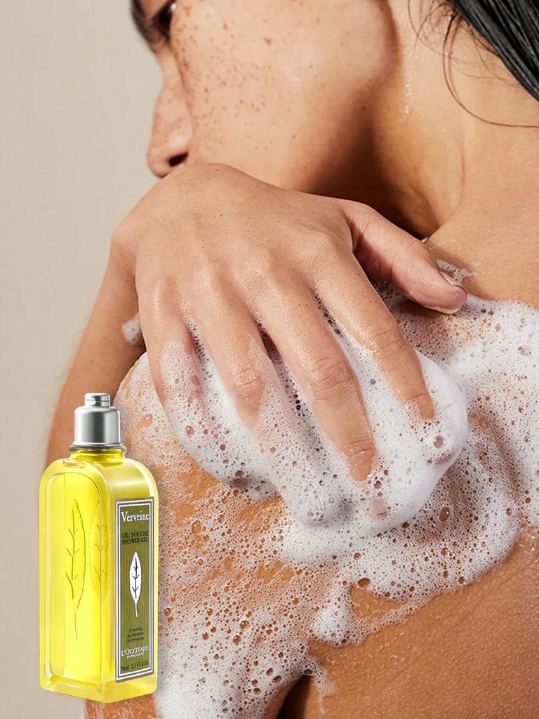 L'OCCITANE Frisches Zitronen-Eisenkraut Körperpflege-Set Eisenkraut Duschgel 70ml + Eisenkraut Körperlotion 70ml Reise-Set