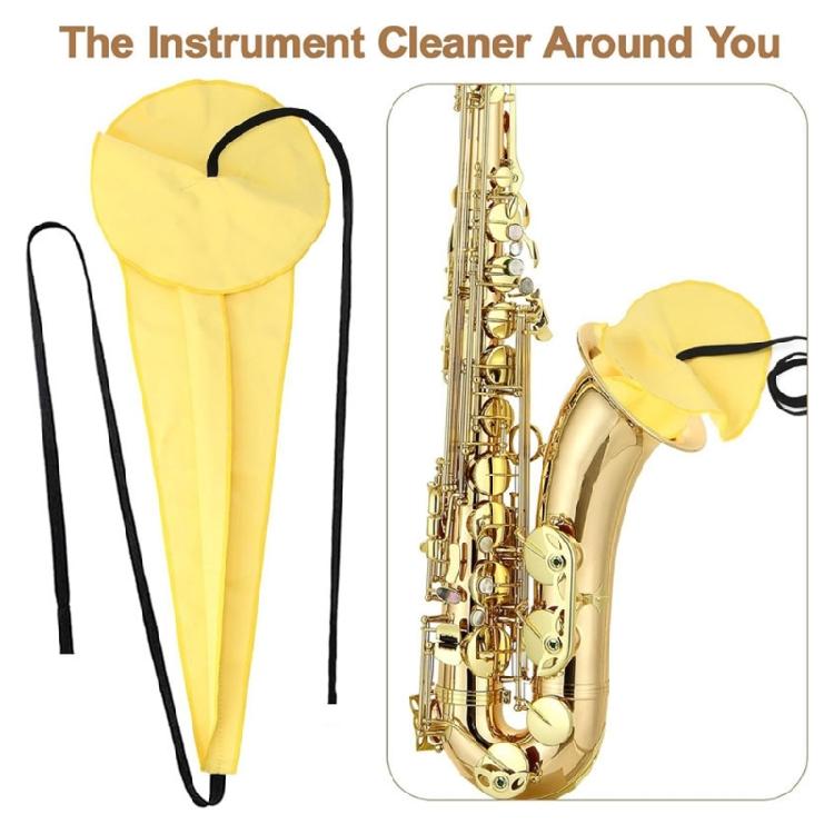 Saxophone Cleaning Cloth for Altos Tenors Sax and Other Wind and Woodwind Strument Saxophone Cleaning Rag Cleaning Cloth
