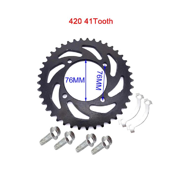 STONEDER Rear Sprocket 420 428 35T 37T 39T 41T 43T For SDG Hub Wheel Pit Dirt Bikes Motorcycle