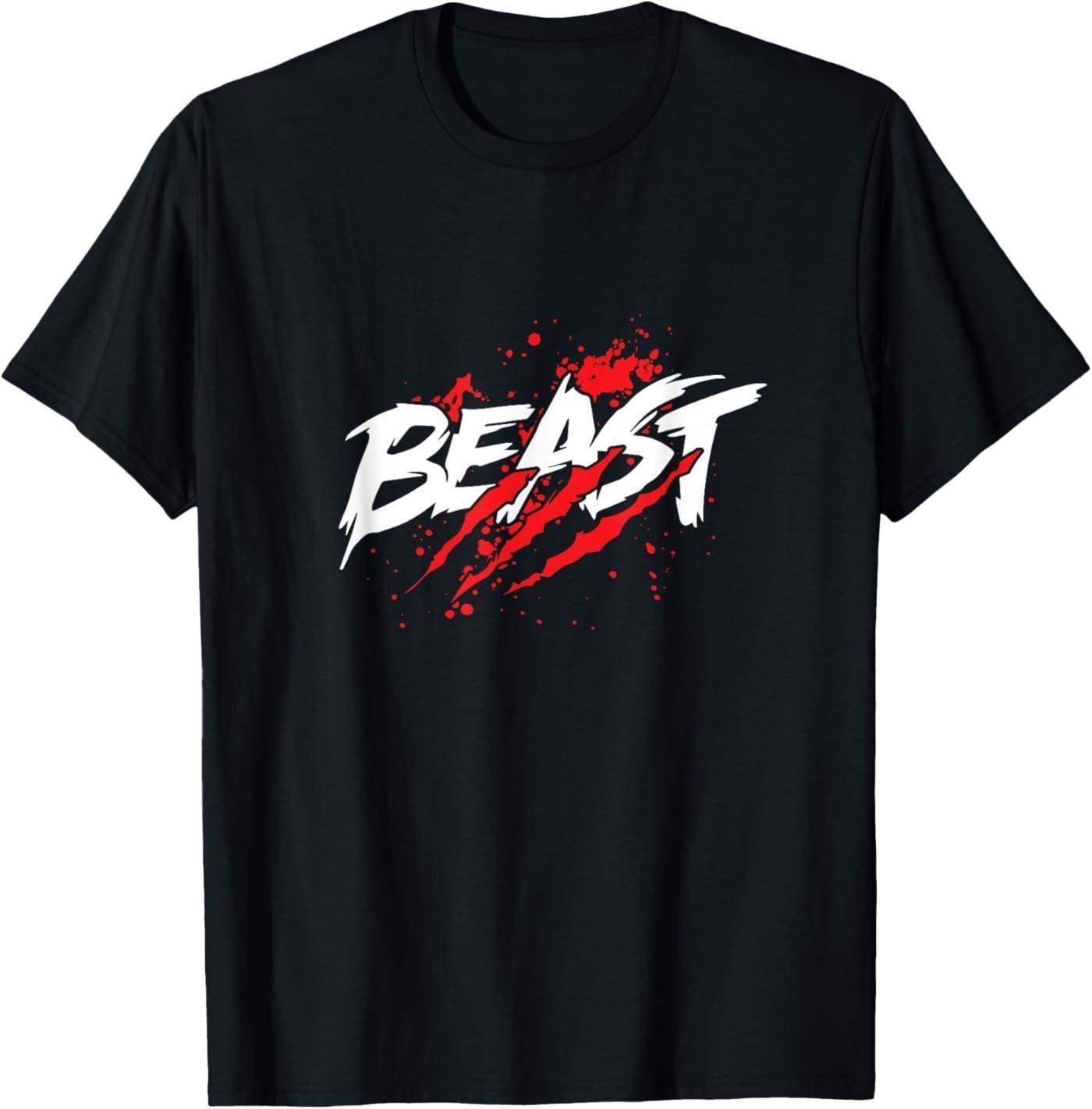 Gym Workout Training Beast Fitness Weight Loss Exercise T-Shirt S разноцветный