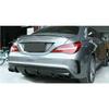 For Mercedes Benz W117 C117 CLA Class CLA45 AMG CLA200 2013-2019 Sport Rear Bumper Diffuser Lip Exhaust Muffler Pipe Bracket Kit