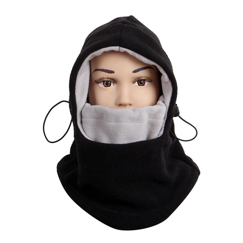 Winter Windproof Child Balaclava Outdoor Plush Padded Hat Motorcycle Ski Cap Full Face Masks Hats Kids Baby Warmer Mask Hat