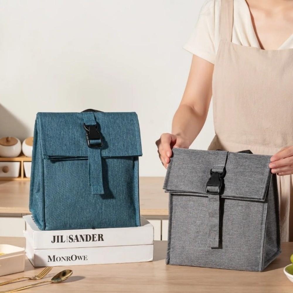 Leak-Proof Thermal Bag Waterproof Picnic Pack Japanese Style Insulated Lunch Bag Camping