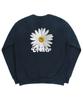 GRAVER [Unisex] Back Daisy Flower Smile Sweatshirt_Navy