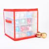 64-Grid Christmas Ball Storage Containers Translucent Xmas Ornament Storage Box  Holiday