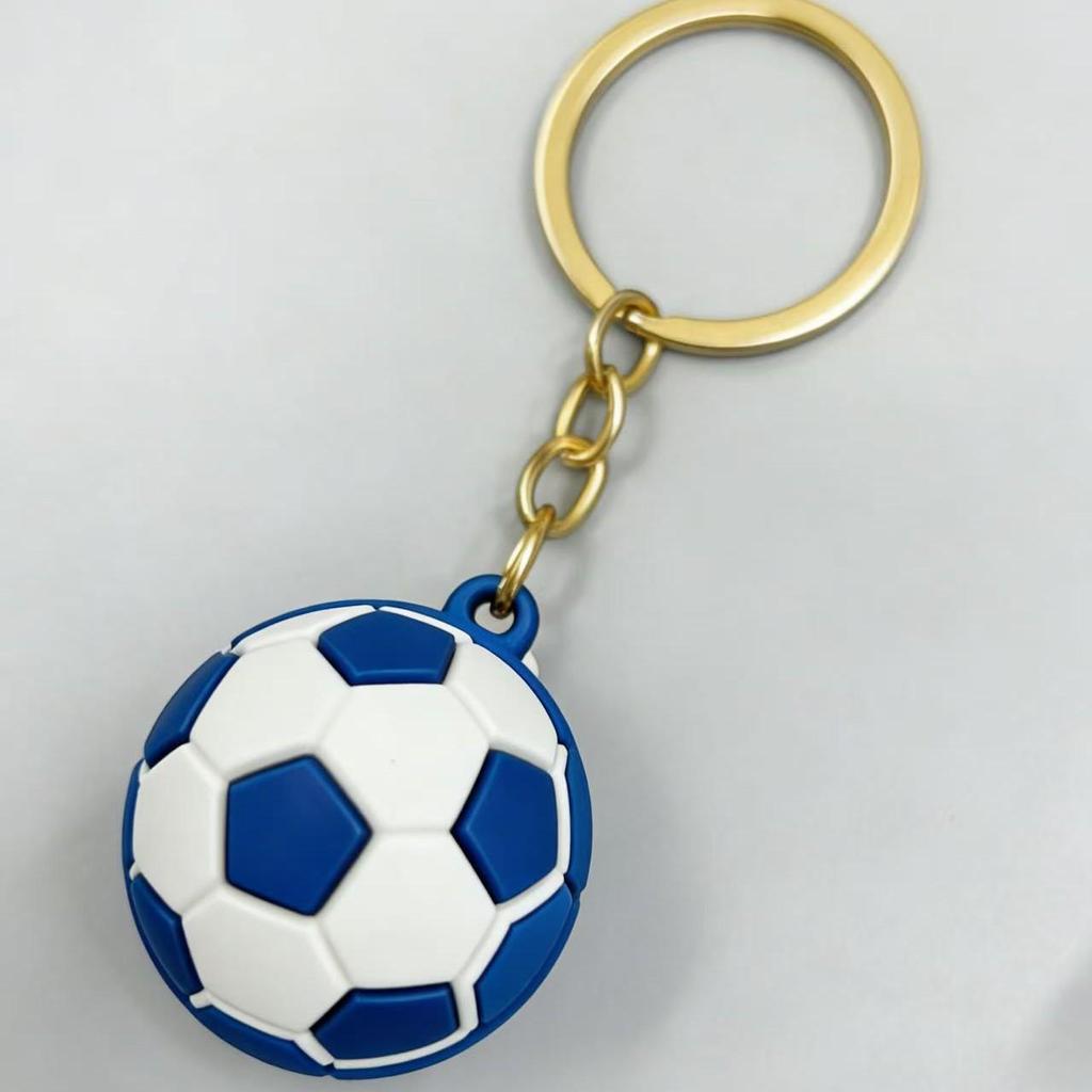3D Football Keychain: World Cup League Commemorative Pendant for Couples, Backpacks, and Gifts