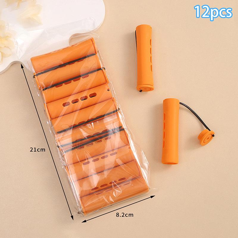 

12 шт. стержней для химической завивки волос, короткие стержни для холодной завивки, щипцы для завивки волос без нагрева, бигуди для завивки волос, бигуди, инструменты для завивки волос оранжевый