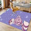Office Rug Cheshire Cat, Wonderland theme 3D Printed Anti-Slip Rug-Machine Washable for Living Room
