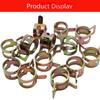 100pcs Hose Clamp Assortment Kit Heavy Duty Stainless Steel with Case for Engine Repair Boat Plumbing Lawn Mower Maintenance