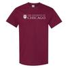 University of Chicago Maroons Institutional Logo Short Sleeve T-Shirt - Maroon