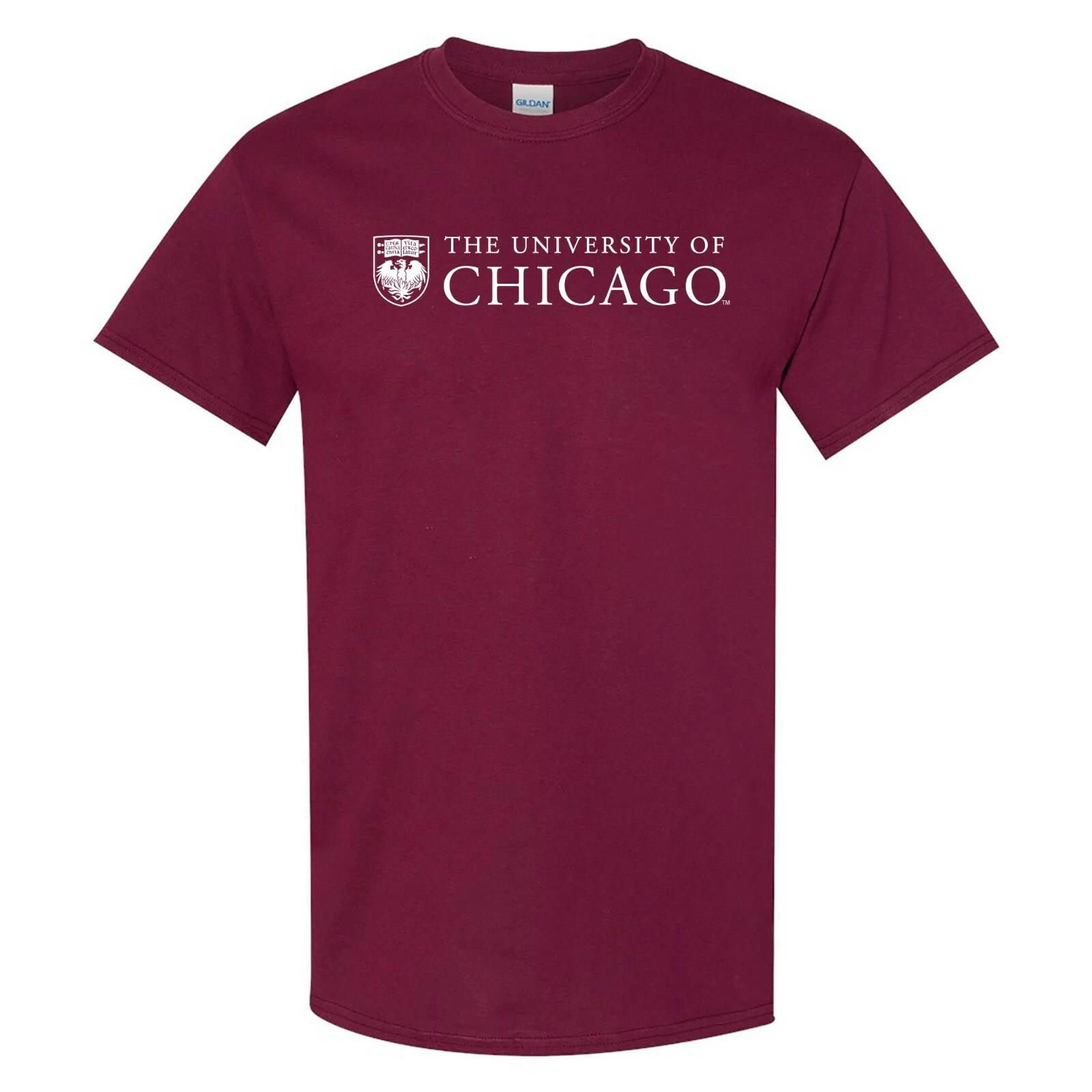 University of Chicago Maroons Institutional Logo Short Sleeve T-Shirt - Maroon S