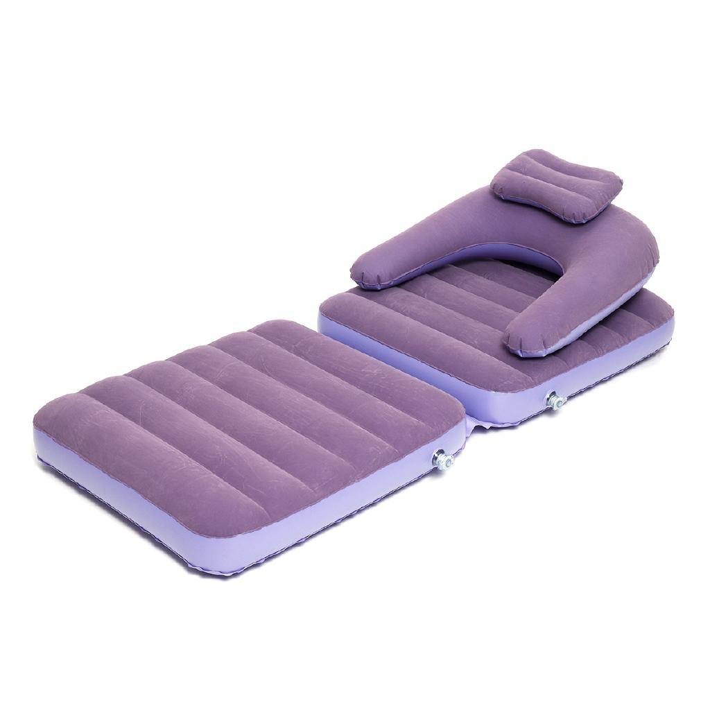 Light Waterproof Inflatable Lazy Sofa Camping Air Sleeping Bags Beach Lounge Home Office Chair Fast Folding With Air Pump