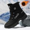 Thick Soled Shoes, Snow Boots, Plush, Thickened, Warm Shoes, Cotton Boots, Swivel Buckles, Breathable Men's Shoes