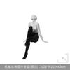 Modern Light Luxury Electroplated Empty Mountain Base Goddess Art Ornament Living Room Model Room TV Cabinet Entrance Home