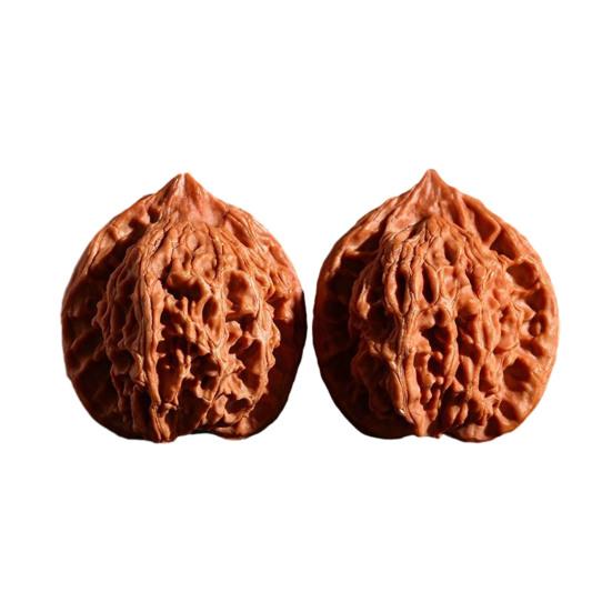 2Pcs Walnuts Relax Hand Massage Balls for Stress Relief And Blood Circulation Support Wood Fidget Tool Enhances Focus Joint Health Sleep Aid Gift