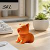 Handmade 3d Cat Sculpture 3D Printed Figurine, Cute Screaming Ornament, Creative Pet Tiny Display Figurine Kitten Desktop Decoration for Home