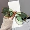 2026 New Fashionable Personalized HD Women's Sunglasses Retro Neutral UV400 Premium Multi Color Lens Sunscreen Glasses