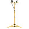 vidaXL LED Floodlight with Tripod 2x10 W Cool White