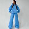 Women's Casual Hoodie and Wide Leg Pants Set , 8 Color Options