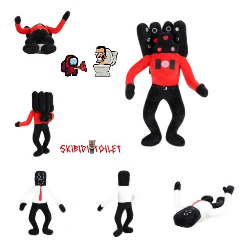 Bookfong Skibidi Toilet Speakerman Plush Toy, Funny And Adorable Animal Design, Short Plush Material, Perfect For Young Adults